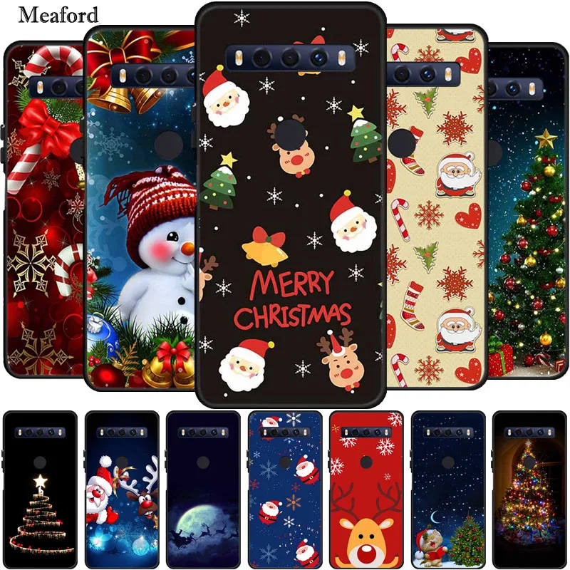 Чехол для TCL 10 SE чехол телефона рождественский Силиконовый ТПУ мягкий 5G UW Coque 10SE 30