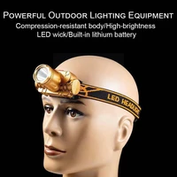 head mounted flashlight usb rechargeable portable flashlight lantern led torch headlamp for camping headlight fishing hunti e9p4