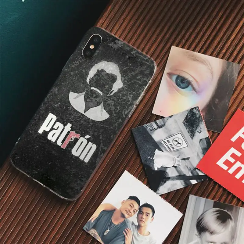 Narcos Phone Case For iPhone 13 14 Pro Max XS XR 12 11 Pro 13 Mini 6 7 8 Plus Clear Back Cover Capa