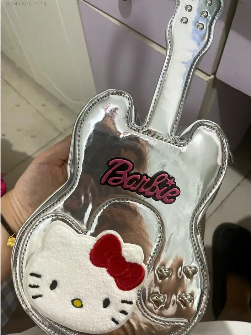 Sanrio Hello Kitty новые сумки через плечо для гитары в стиле хип-хоп Готическая сумка