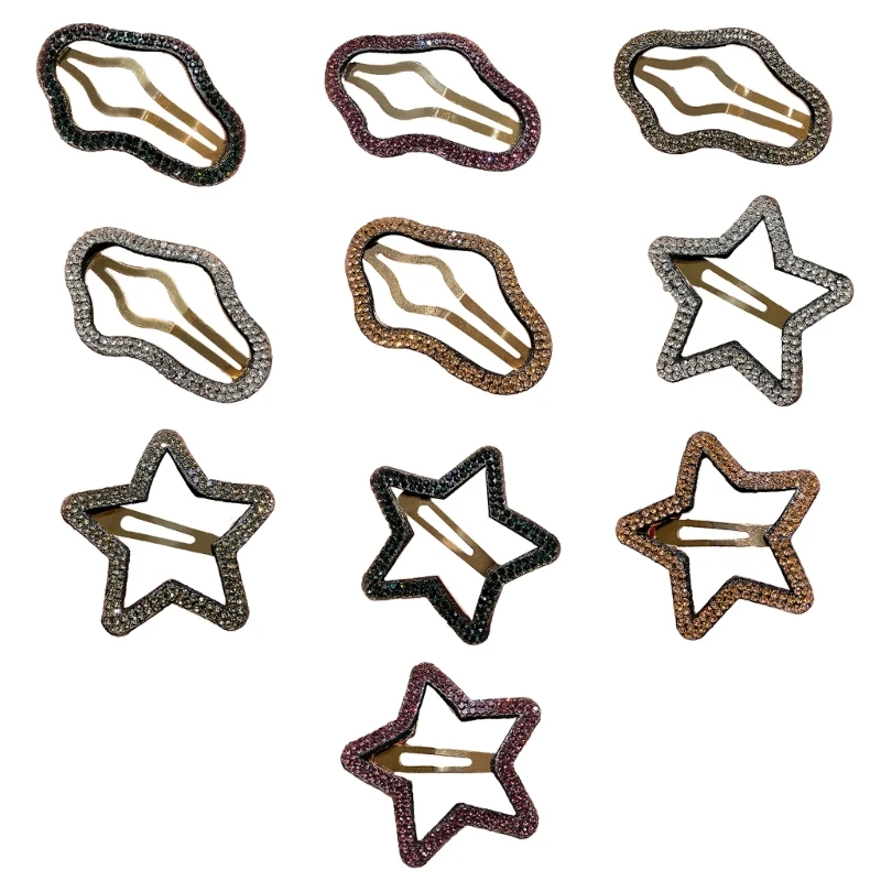 

Y2k Aesthetic Star/Cloud Hairpin for Woman Ponytail Hair Clip Dropship