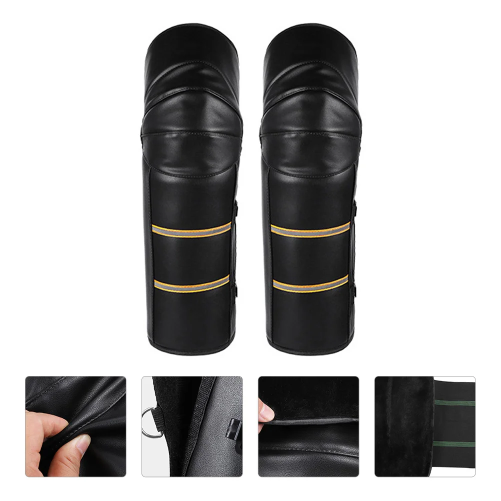 

2Pcs Motorcycle Warm Knee Pads Winter Riding Knee Sleeve Protective Guards