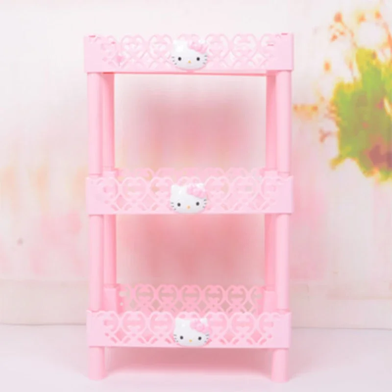 Sanrio Kawaii Hello Kitty маленький стеллаж для хранения аниме мультфильм милый Модный