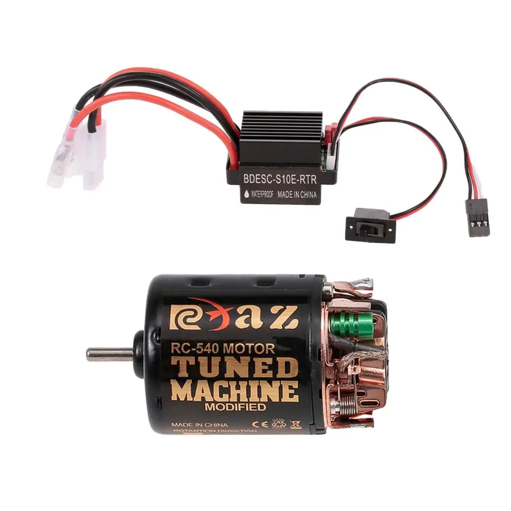 

Motor 540 55T Brushed Motor with 60A ESC Combo RC Parts Crawler