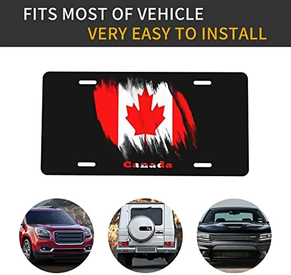 Флаг Канады канадский номерной знак передняя бирка автомобиля декоративная