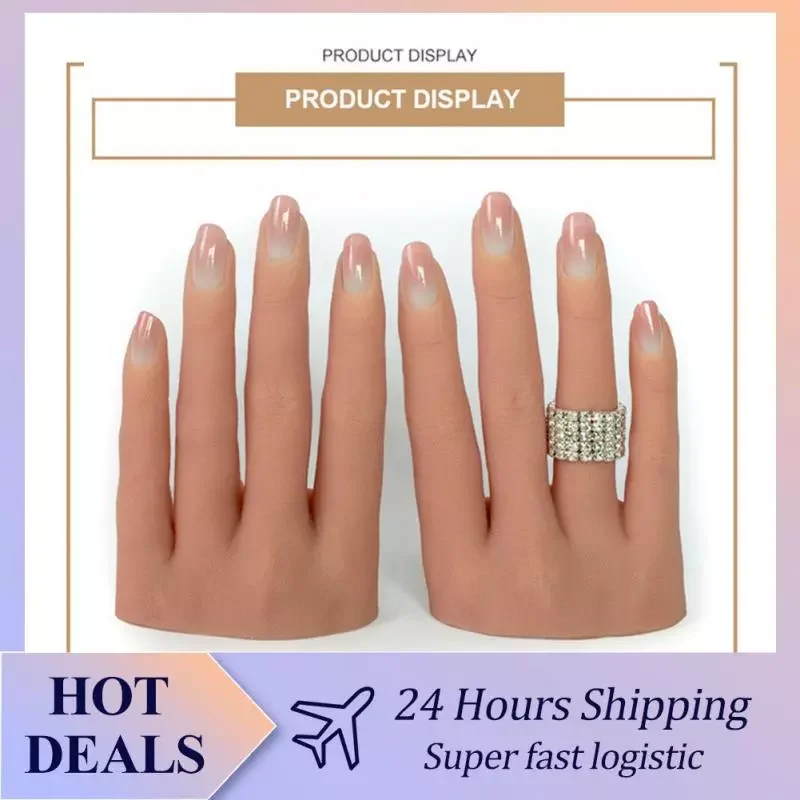 

Тренировочная ручка для маникюра NEW2023, модель для обучения ногтям, гибкий подвижный мягкий имитационный принтер для ногтей, для маникюра