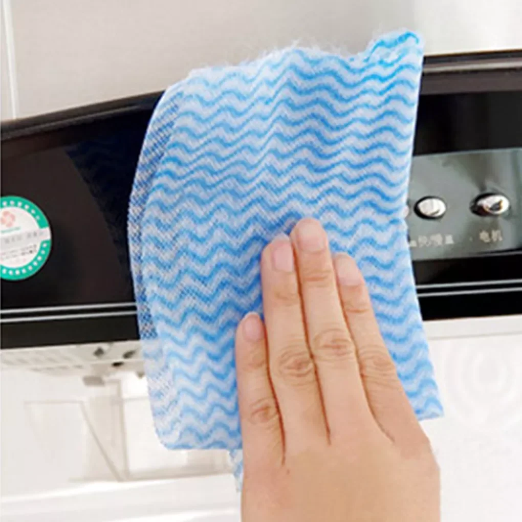 

Kitchen Non-stick Non-woven Disposable Dish Cloth Oil Rag Microfiber Pot Washing Towel Kitchen Cleaning Tool