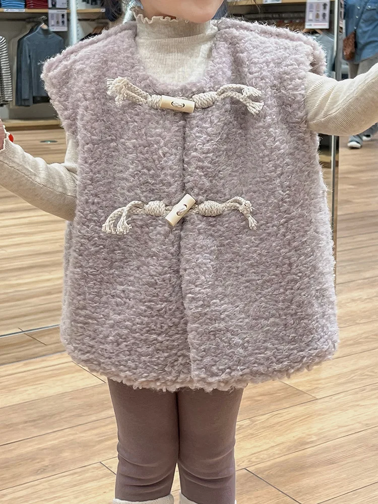 Темпераментный осенне-зимний костюм для девочек новинка 2024 года стеганый