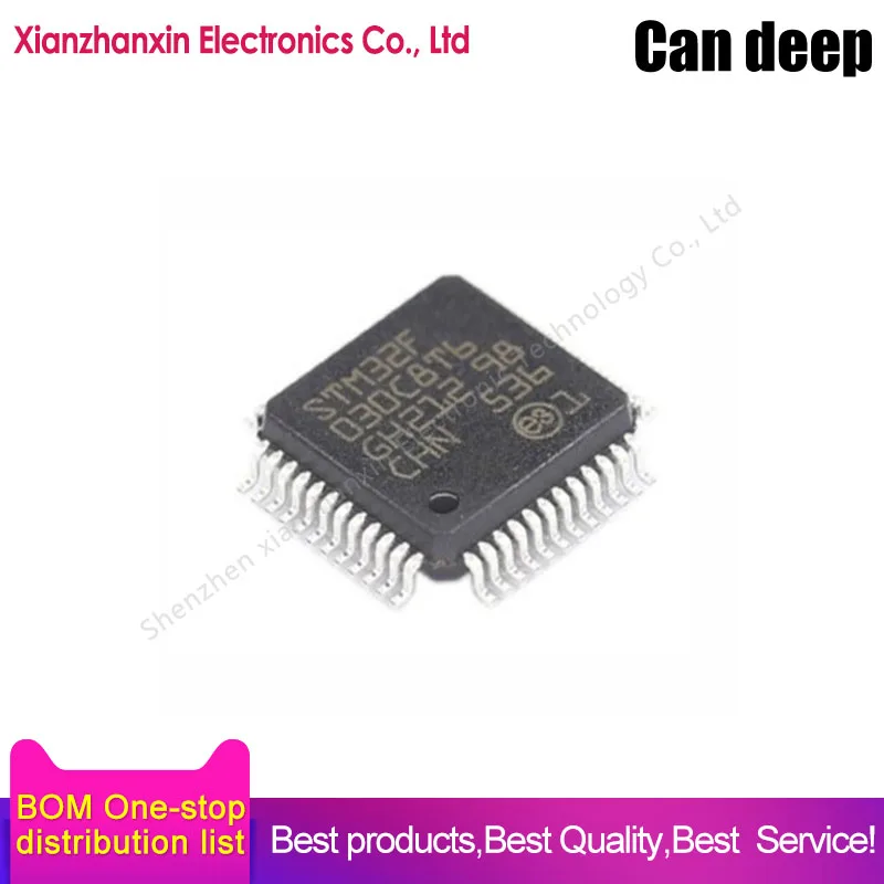 

2~10pcs/lot STM32F030C8T6 32F030C6T6 LQFP-48 32-bit MCU microcontroller chips