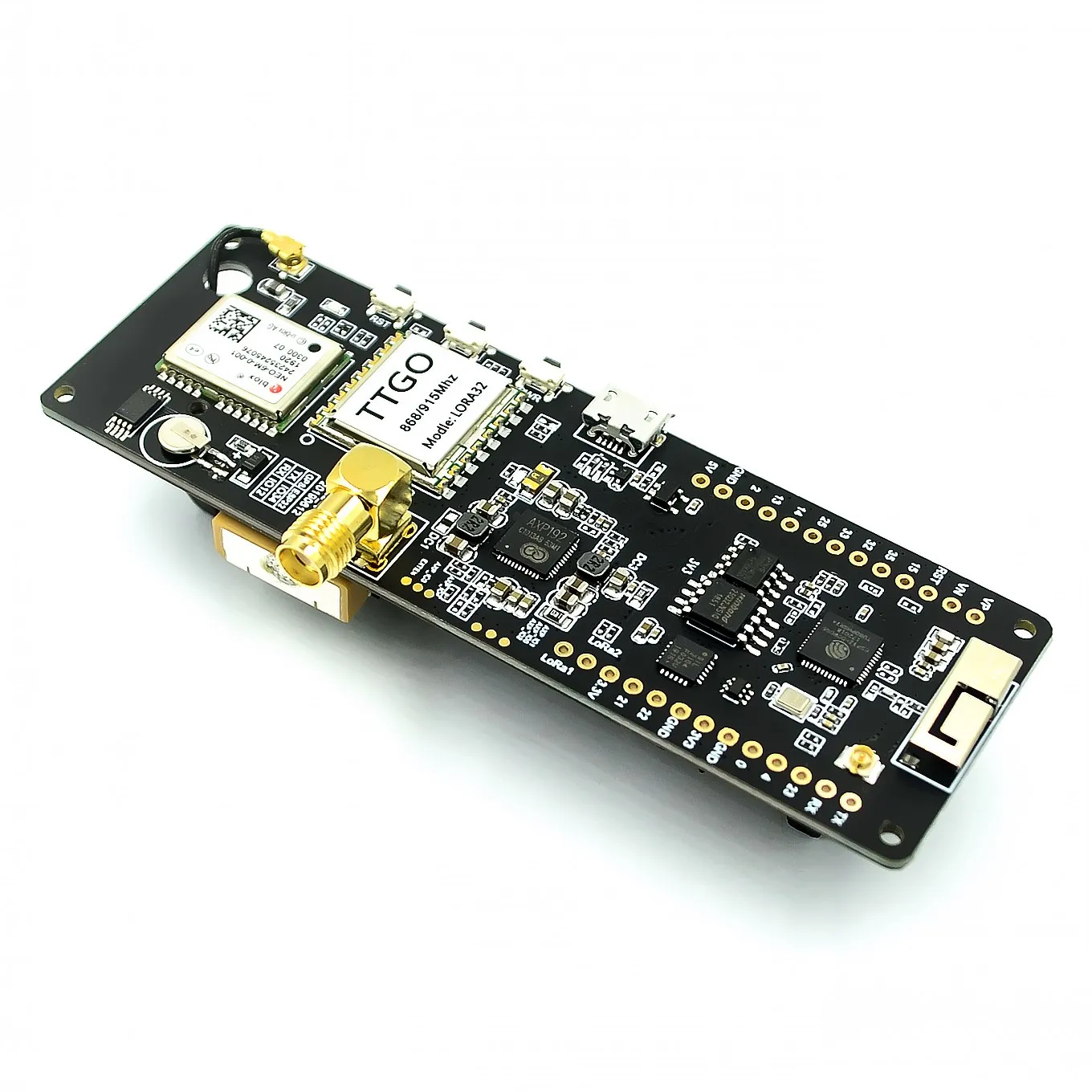 

ESP32 433/868/915Mhz WiFi wireless Bluetooth Module ESP 32 GPS NEO-6M SMA LORA 32 18650 Battery holder with SoftRF