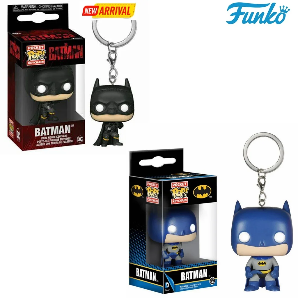 FUNKO POP DC Comics Heroes Batman брелок игрушка ПВХ виниловая фигурка Коллекционный карманный поп-брелок модель игрушки (art.: 3920d34be7ef4) - 3920d34be7ef4