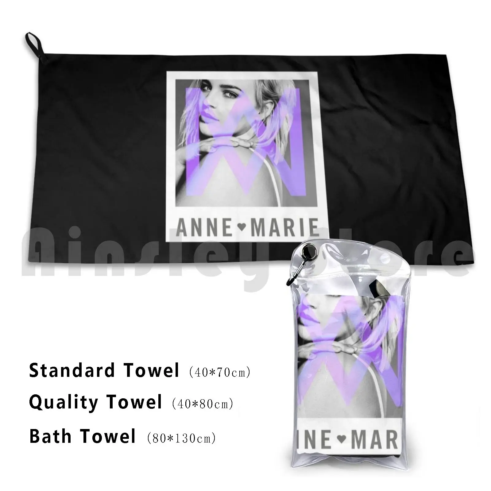 Фото Anne Marie At Olympia Theater Dubli Банное полотенце Beach Cushion Anne Komeng Marie At Olympia Theater Dubli №1