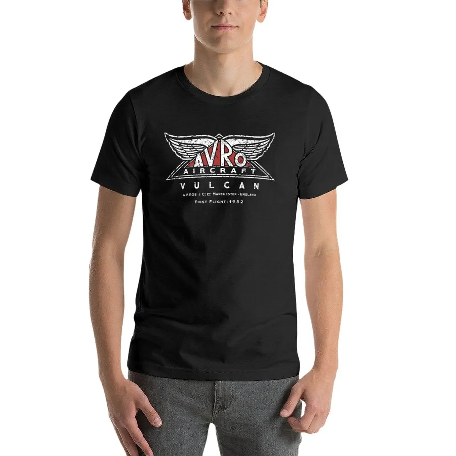 Avro Vulcan Logo T-Shirt customs anime tshirt shirts graphic tees man t shirt black for men