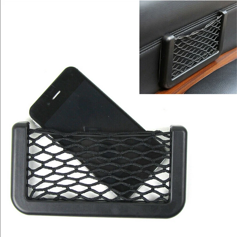 

15*8 cm Car Net Bag 1pc Side Door Storage Accessory Decoration Elastic