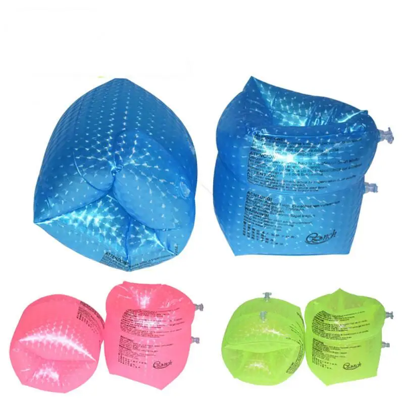 

Nerw Fluorescent Arm Ring Luminous Arm Band Double Airbags Inflatable Arm For Children Thickened Floating Sleeve Swimming