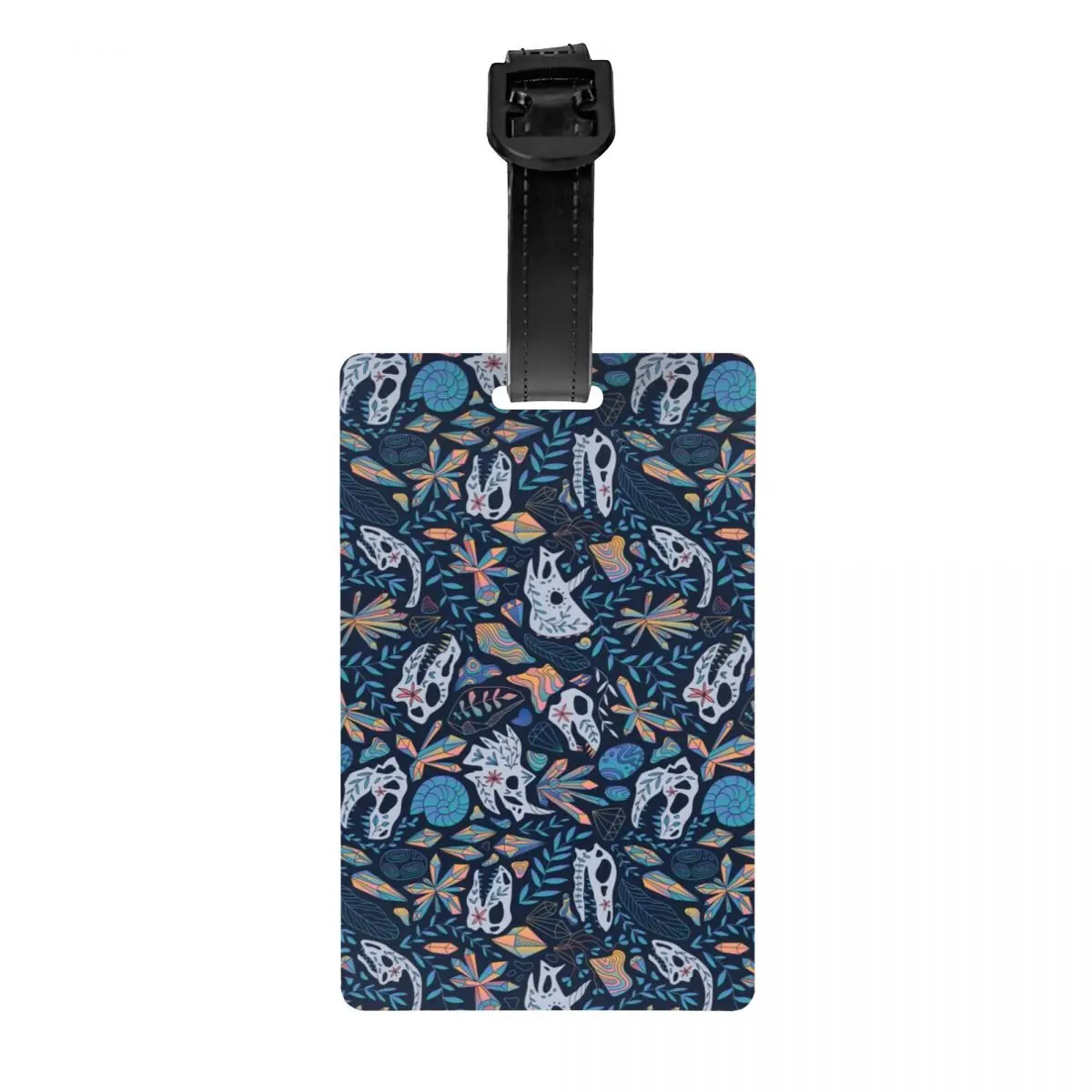 

Этикетки для багажа с рисунком динозавров, черепов, диких животных