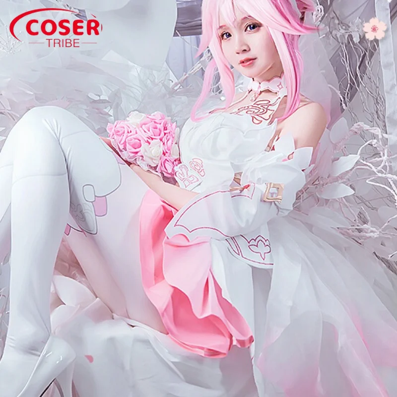 COSER TRIBEAnime Game Honkai Impact 3 Senorita церемониальное платье Хэллоуин Карнавал искусственный