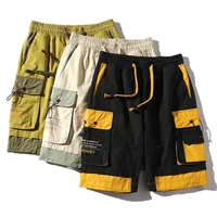 high quality cargo shorts men loose street bermuda male hip hop short pants 2022 summer new trendy cotton multi pocket shorts