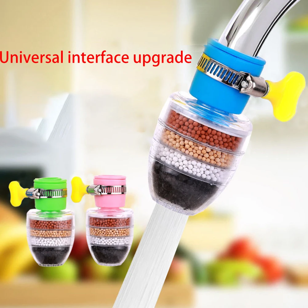 

Replacement Multi-layer Kitchen Faucet Water Purifier Filters Splash-Proof Water Saving Sprayer Shower Outlet Head Tap Nozzle
