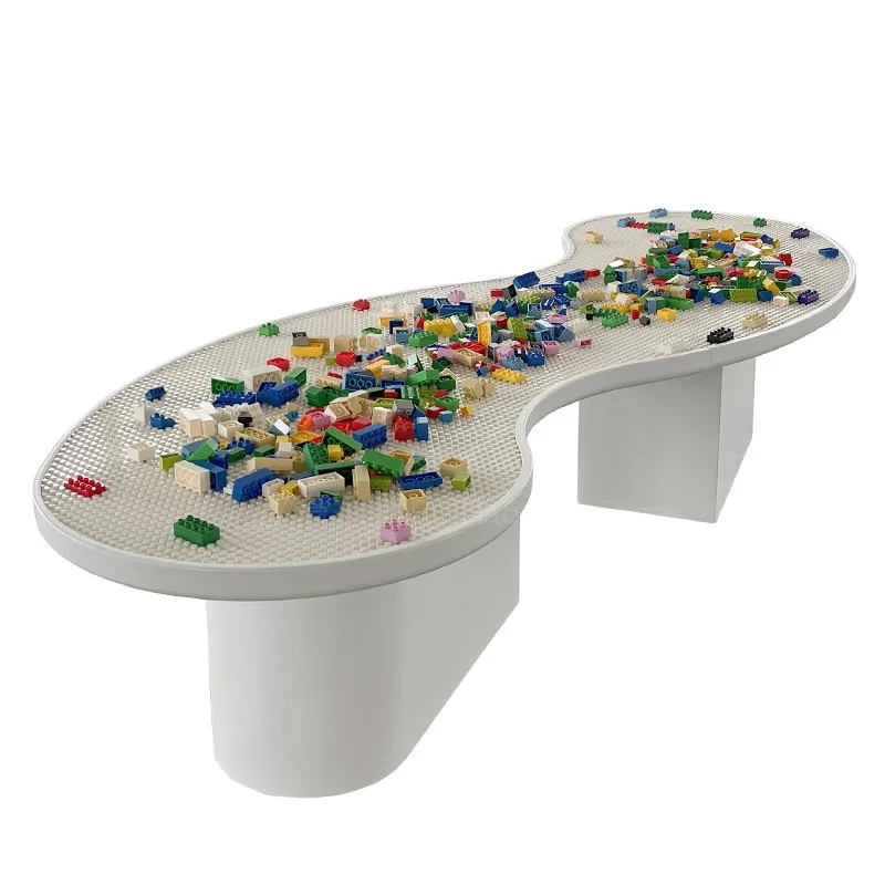 Набор детской мебели игрушечный стол деревянный детский игровой строительный