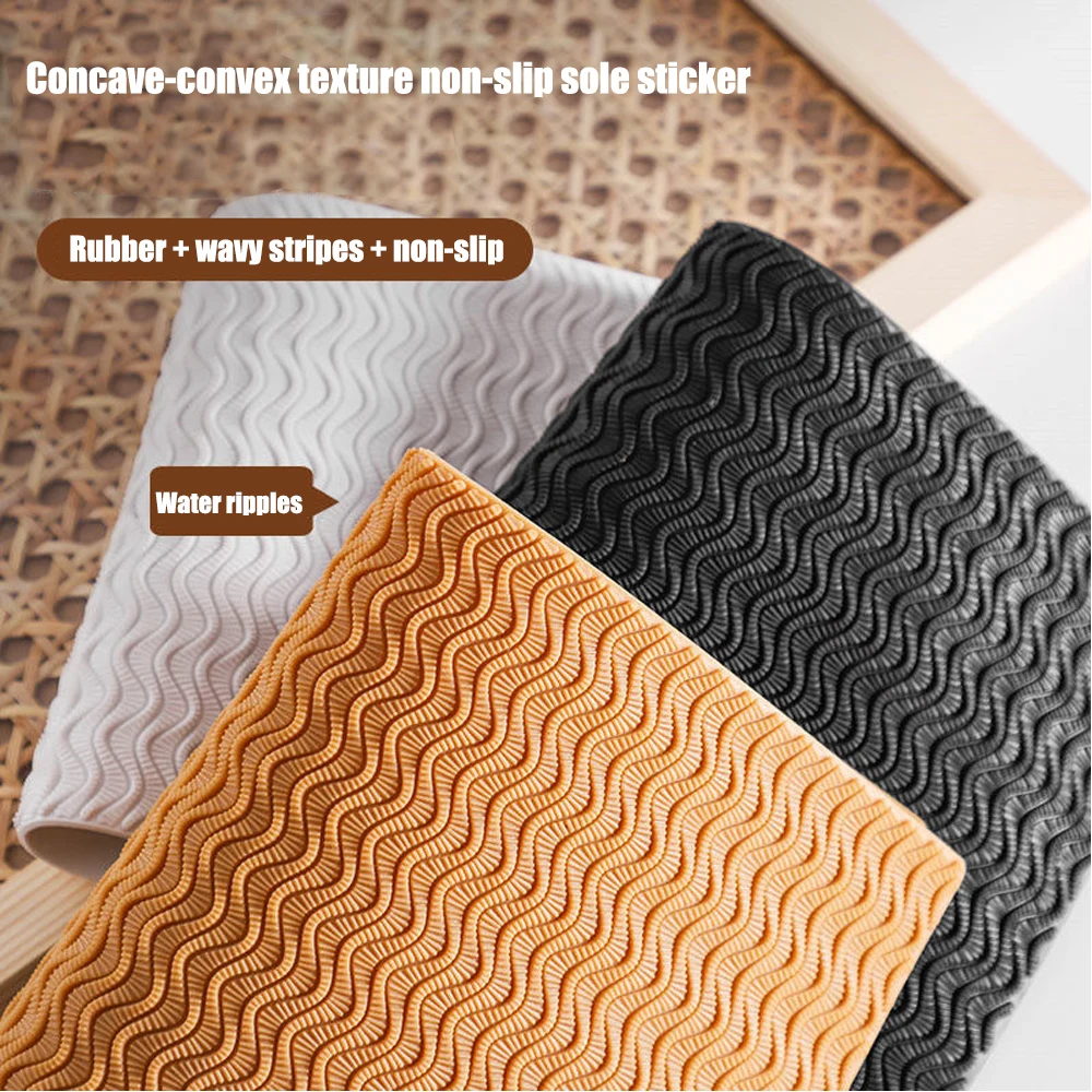 Rubber Sole Replacement Protector for Shoes Repair High Heels Shoes Outsole Insoles for Women Ground Grip Self-Adhesive Patch