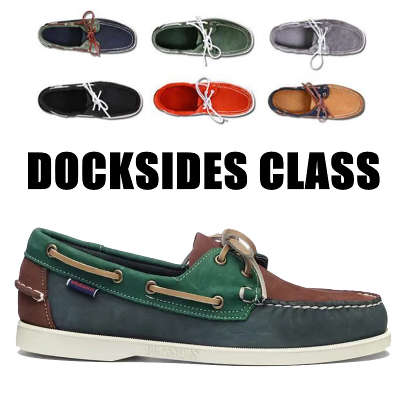 Мужские туфли для вождения из натуральной кожи