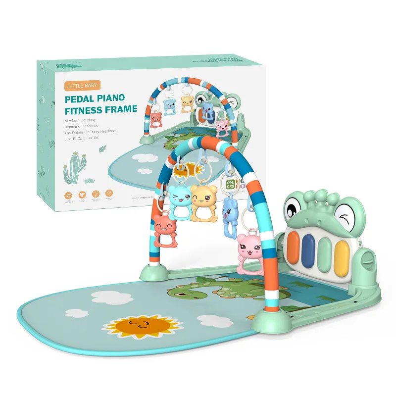 Детское классическое пианино с музыкальной педалью, игрушка для новорожденных 0-36 месяцев, музыкальный игровой коврик для пианино