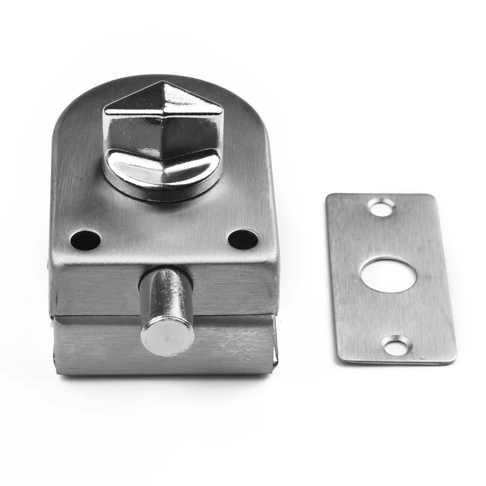 

Glass Door Lock Sliding Door Floor Latch Lock Bolt Ground Lock Stainless Steel For Home Window Kitchen Bathroom Accessories