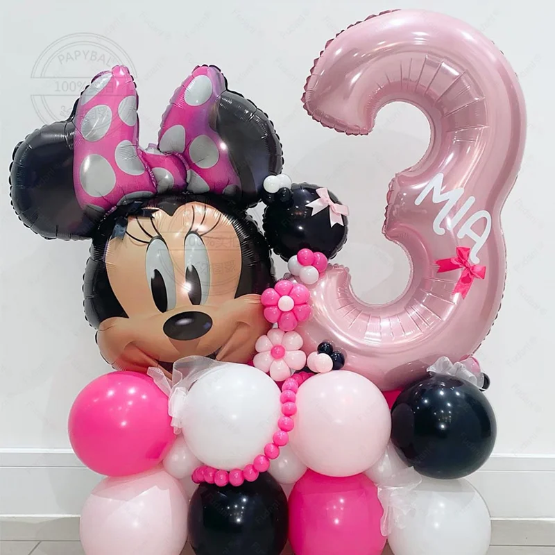 54 шт. фольгированные воздушные шары с номерами 1-9