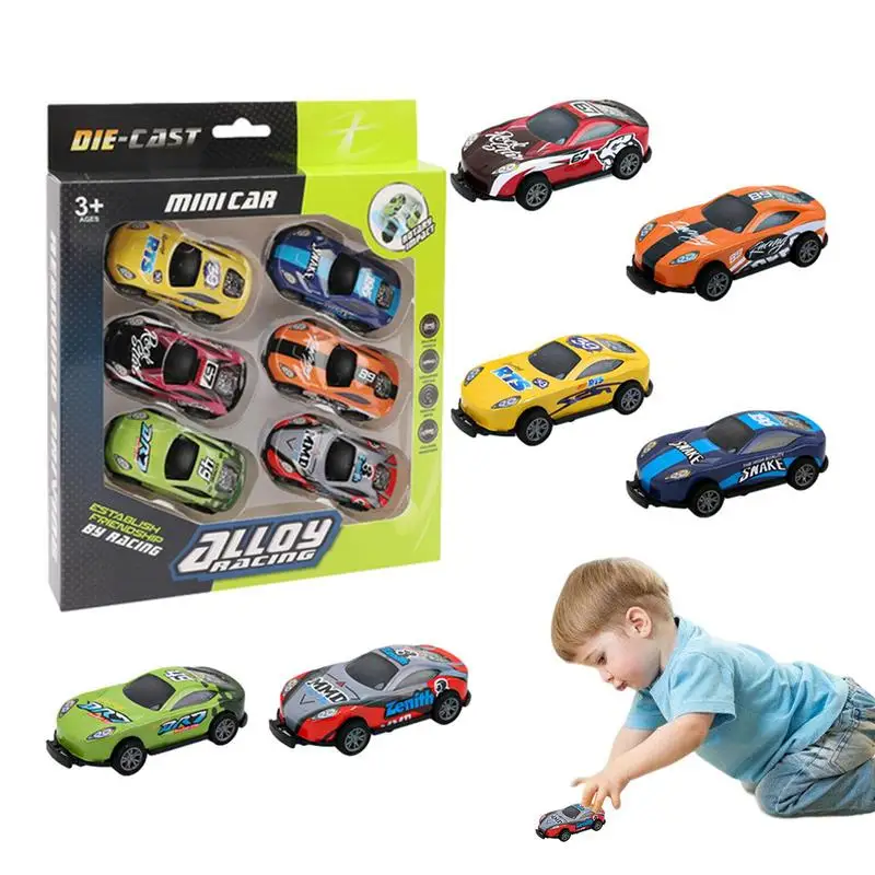 

Pull Back Cars Mini Model Race Sport Car Kid Toys For Children Race Div Fritter Diecast Brinquedo Hotwheels Rubber Tires Toy Car