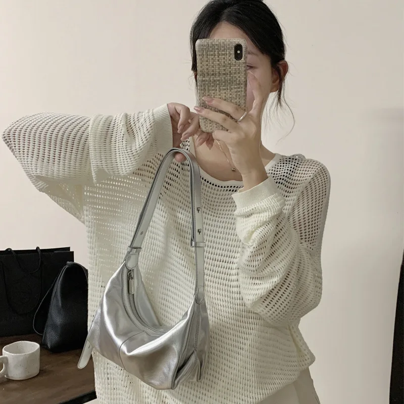 Новая женская сумка VIELINE для пельменей сумка-хобо из овечьей кожи на одно плечо