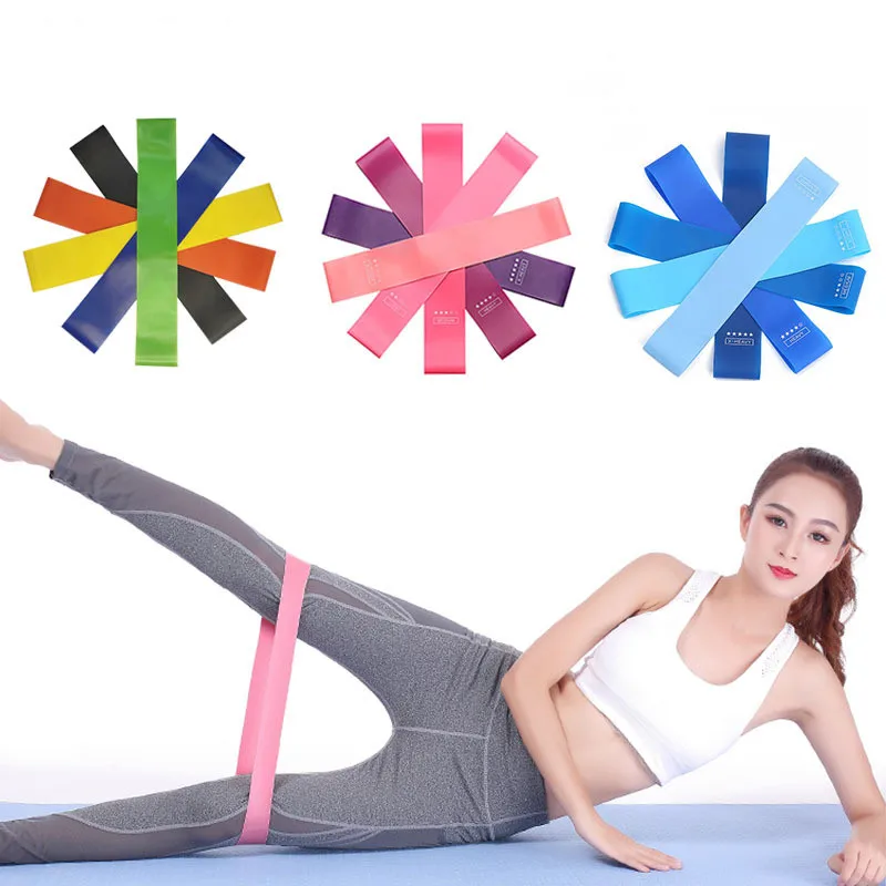 

5PCS/Set Yoga Resistance Rubber Bands Expander Belt Bodybuilding Fitness Equipment Pilates Sport Training Workout Elastic Bands