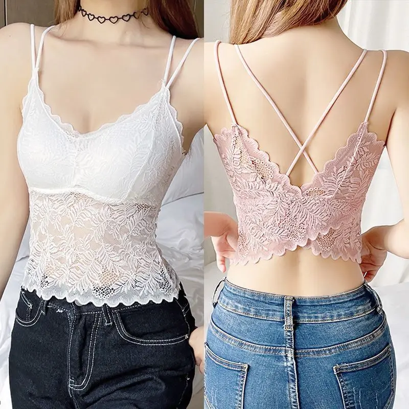 Нижнее белье для женщин красивый жилет с накладками груди вырезами на спине