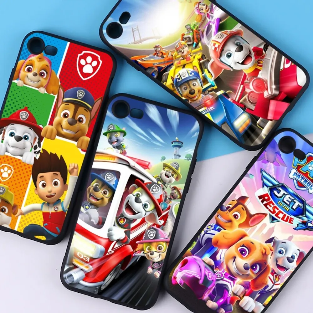 

Anime P-PAW P-Patrol Phone Case For iPhone 14 11 12 13 Mini Pro XS Max Cover 6 7 8 Plus X XR SE 2020 Funda Shell
