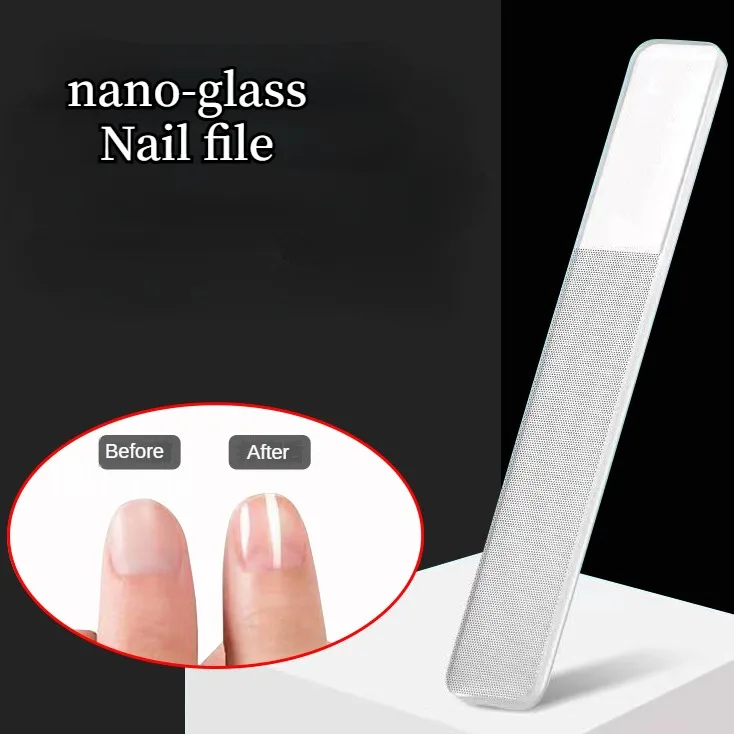 

Nano Glass Nail Files Professional Polishing Manicure Art Tool Washable Make Nails Brighten Easily Like Nail Polish