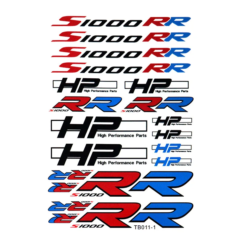 Купи Stickers for BMW S1000RR HP4 Full Car Stickers Motorcycle Decals Decorative Stickers Complete Set за 506 рублей в магазине AliExpress