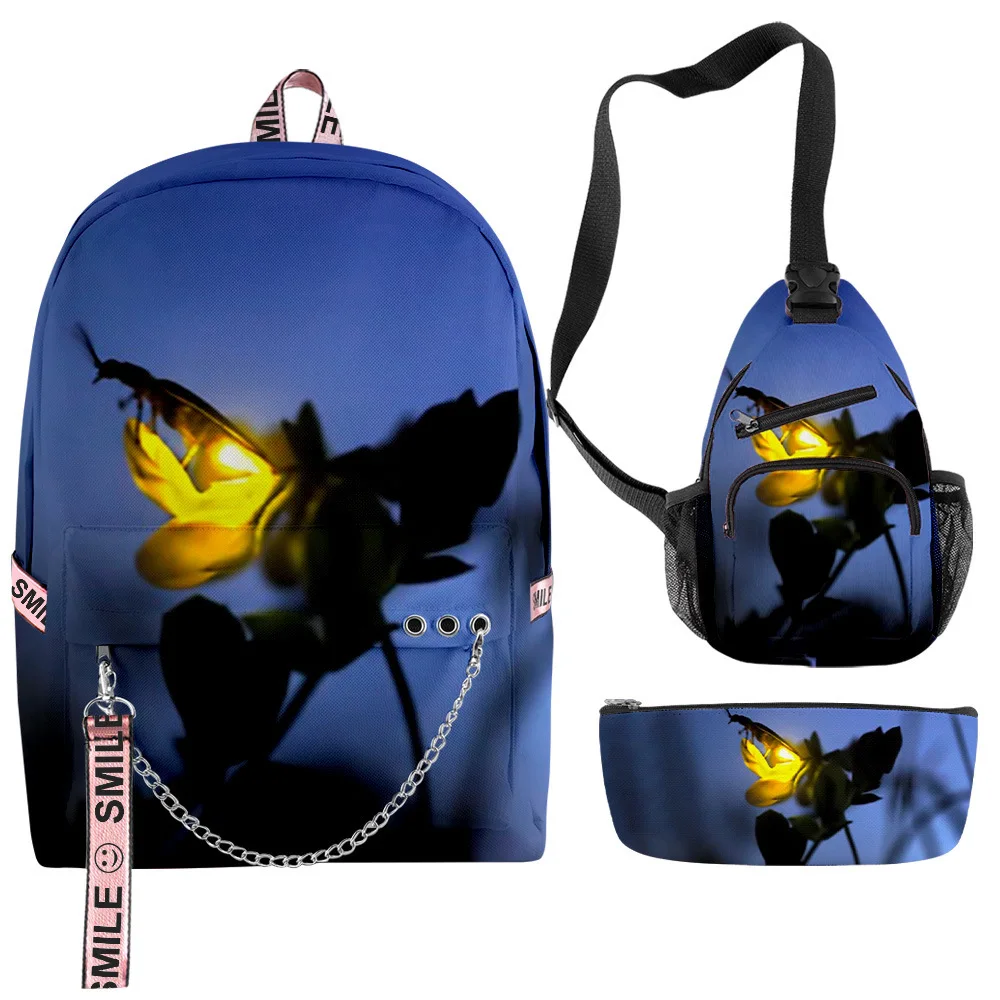 3 шт./набор дорожный рюкзак и нагрудная сумка