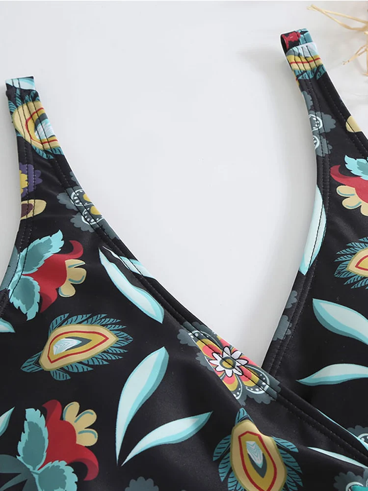 One Piece Swimsuit Women 2023 Backless Print Swimsuit Push Up Tight Sexy High Waist Beach Clothes for Sports,Seaside Vacations