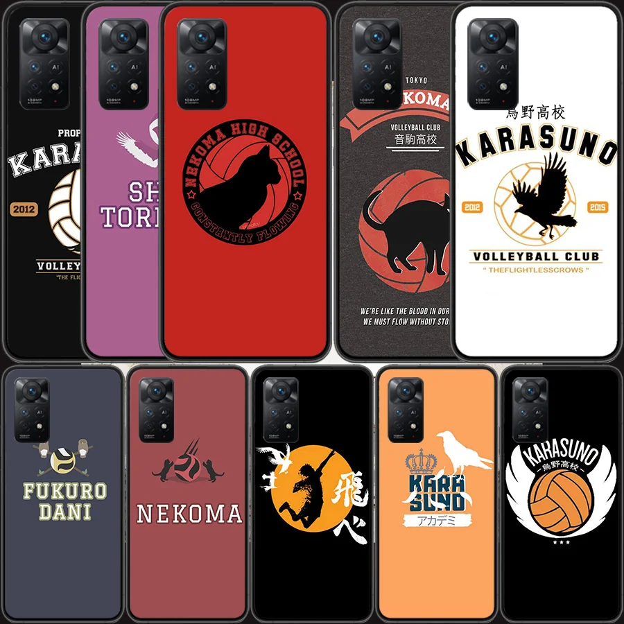 

Чехол для телефона Karasuno Nekoma Crest для Xiaomi Redmi K40 Pro 10 Prime 10A 10C 10X 9 9A 9C 9T 8 8A 7 7A 6 6A S2 K30 K20