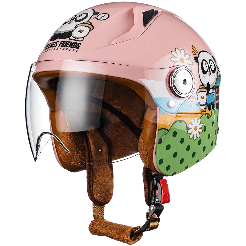 

IBK children's helmet 2-6 years old boys and girls winter warm half helmet baby four seasons universal safety helmet