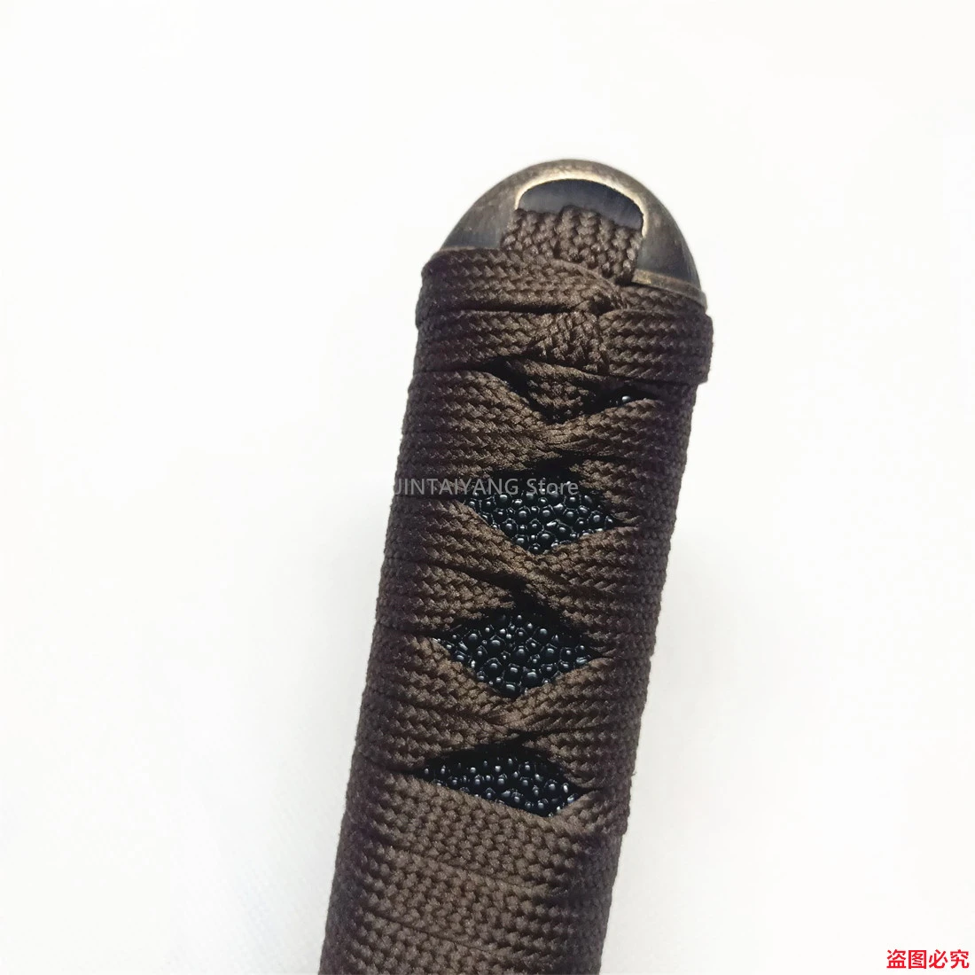 Фото Рукоятка 27 см Rikko Tsuka из сплава Fuchi Kashira, шелковая фитинги для японского самурая, катаны, меча, аксессуары для ручек №2