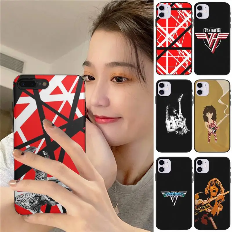 

Eddies vans Halen Graphic Guitar Phone Case fundas shell cover for Xiaomi 8 9 note10 for Redmi 8 note9 4G