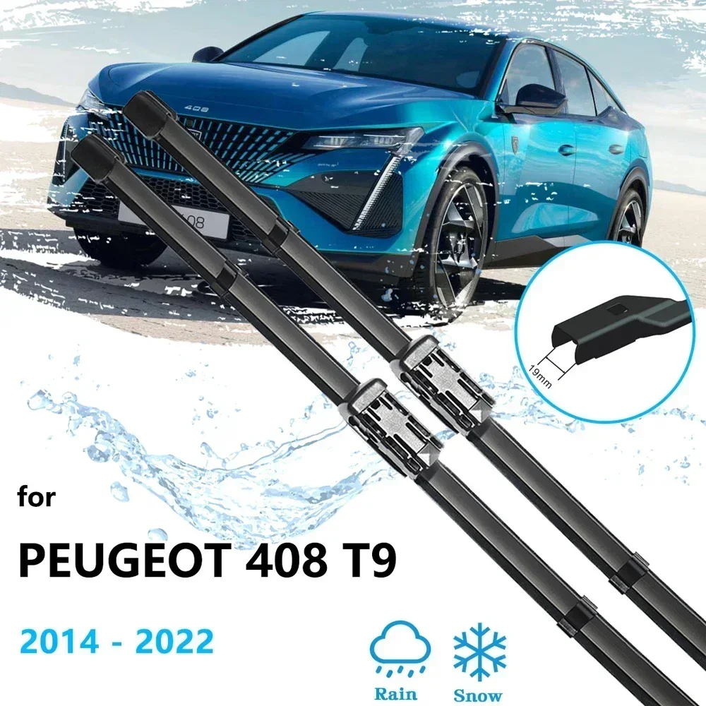 Для Peugeot 408 T9 24 18 автомобильные аксессуары 2014 ~ 2022 LHD RHD ветровое стекло резиновые