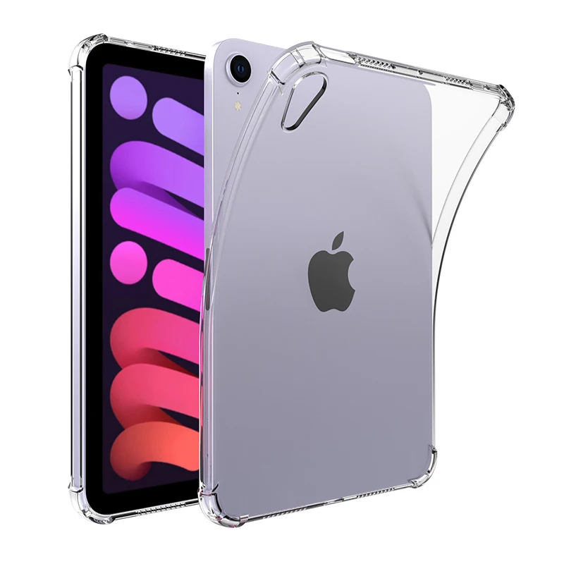 

Transparent Silicone Case for iPad Mini 6, Ultra thin shockproof case, Transparent Case for Apple 2021 Mini 6 Funda