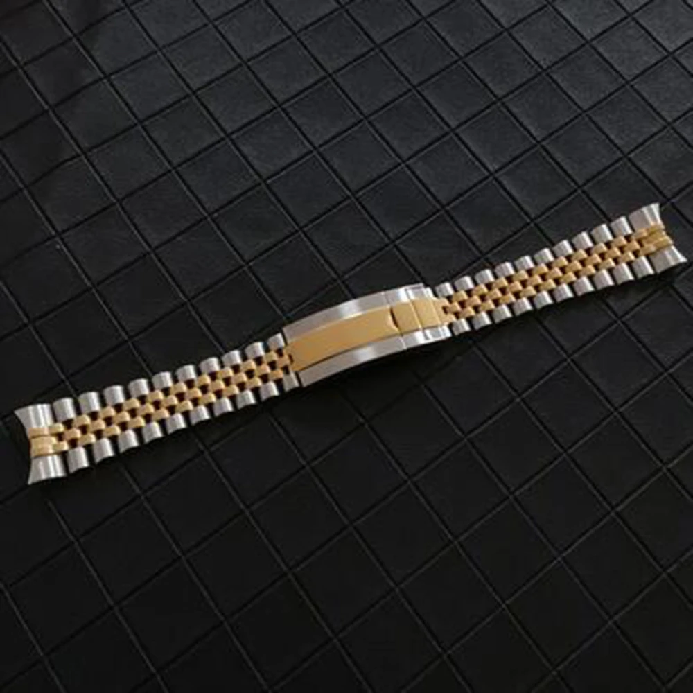 

For 39MM Oyster Perpetual Case 20mm Watchband Stainless Steel Bracelet Watch Band Strap Accessories