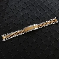 for 39mm oyster perpetual case 20mm watchband stainless steel bracelet watch band strap accessories