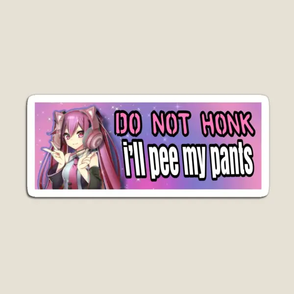 

Магнитная игрушка-бампер с надписью «Don Honk Ill Pee My Jeans»