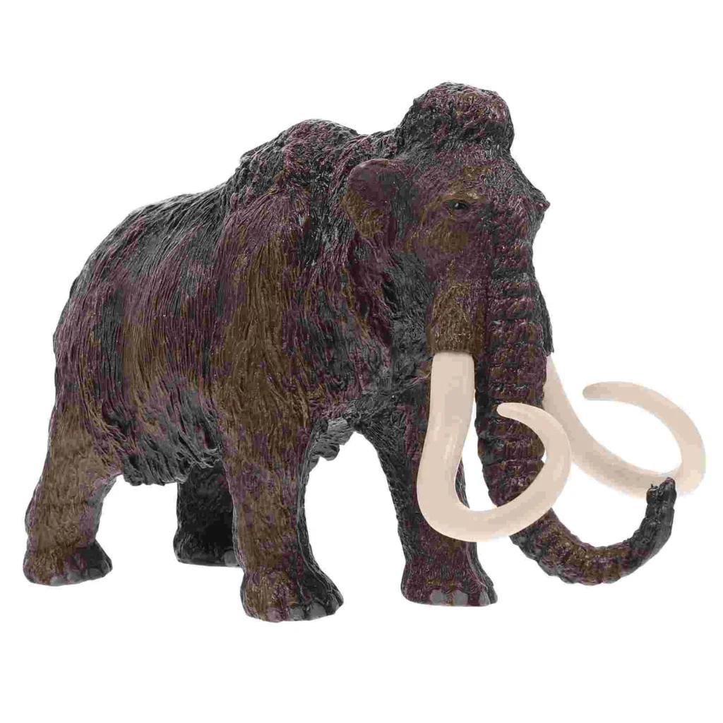 

Mammoth Elephant Toy Animal Model Toys Figurines Wildlife Figure Animals Figures Woolly Figurine Kids Simulation Prehistoric