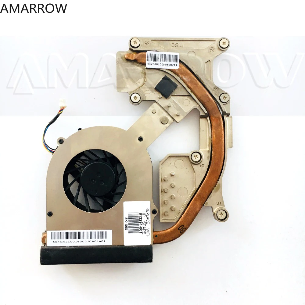 Оригинальный кулер для охлаждения ноутбука процессора HP 4525s 4525 радиатор 598677-001