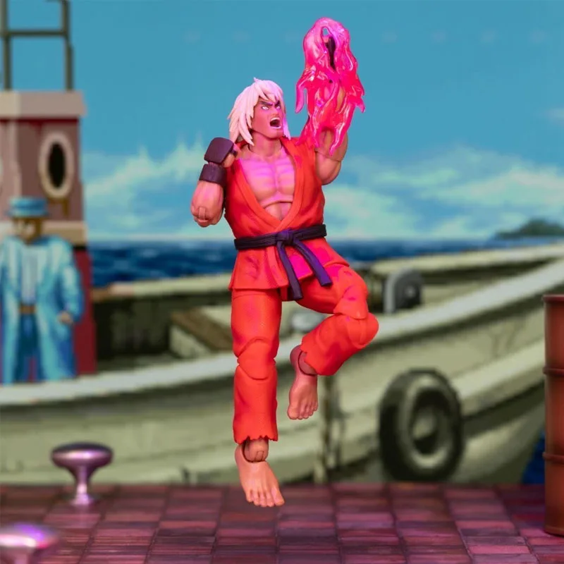 В наличии Jada Toys Street Fighter II The Final Challengers Violent Ken Special Deluxe 15 см фигурка оригинальная модель игрушка в подарок (art.: 3920d2d9df786) - 3920d2d9df786